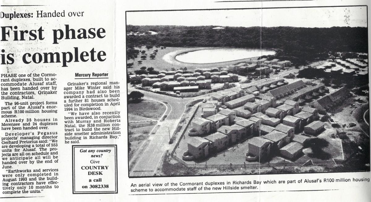 Housing development — newspaper archive