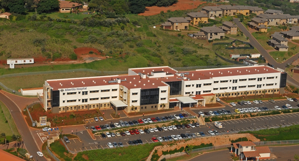 Alberlito Hospital after completion — client-supplied photograph